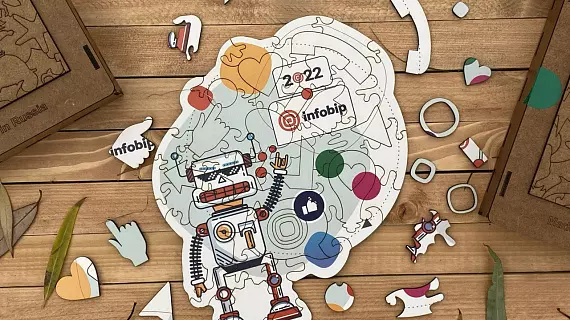 Сувенирная продукция для IT компании Infobip
