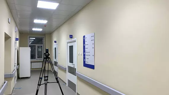 Навигация для районой больницы "Холмогорская"